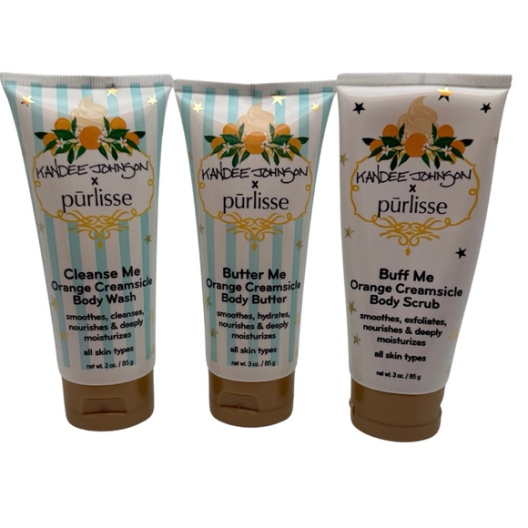 purlisse Other - Kandee Johnson X Purlisse Orange Creamsicle 3-Piece Body Wash Scrub & Butter NWT